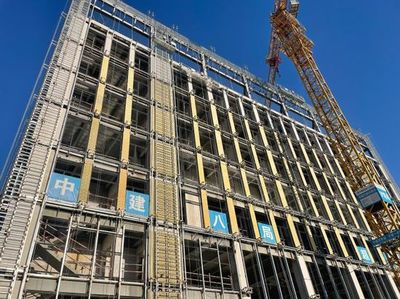 美麗“濱城”攻堅(jiān)一線 | 國家合成生物技術(shù)創(chuàng)新中心核心研發(fā)基地項(xiàng)目主體完工